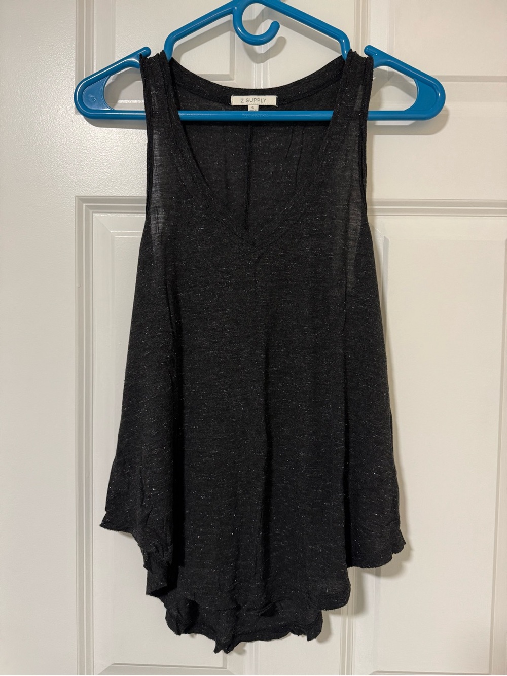 Z Supply Black Sleeveless V-Neck Tank Top
